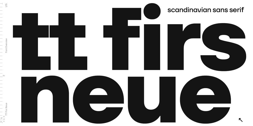 TT Firs Neue font