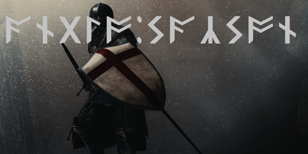 Ongunkan Radloff Anglosaxon font