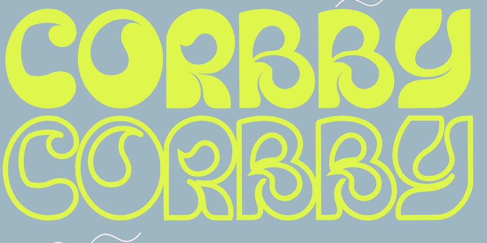 Corbby font