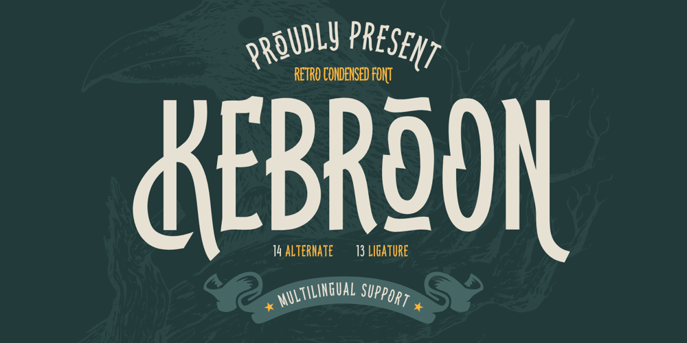 Kebroon font