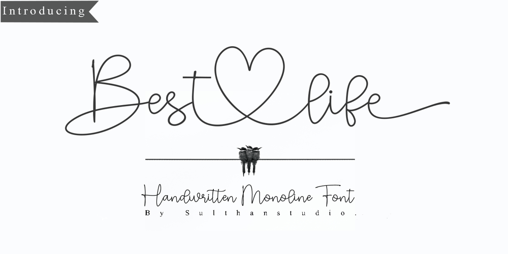 Best Life font