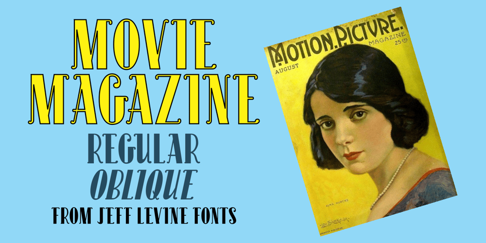 Movie Ticket JNL font