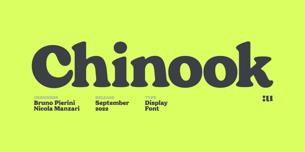 Chinook font