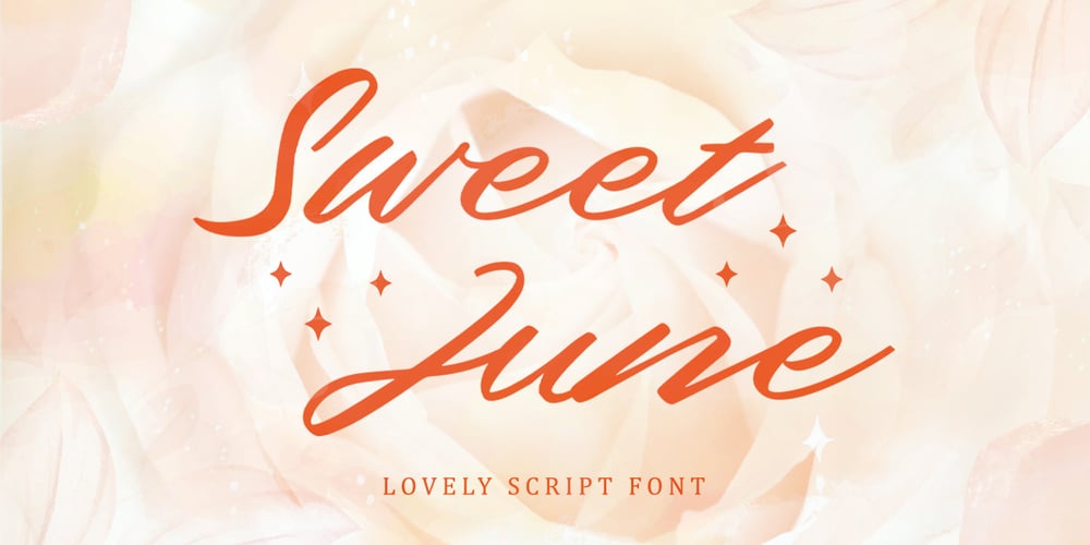 Sweet June font