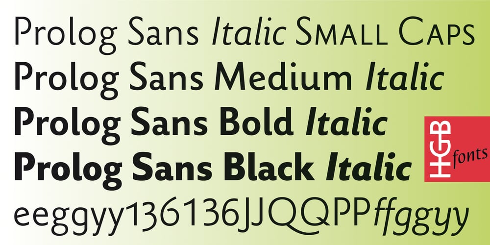 Prolog Sans font