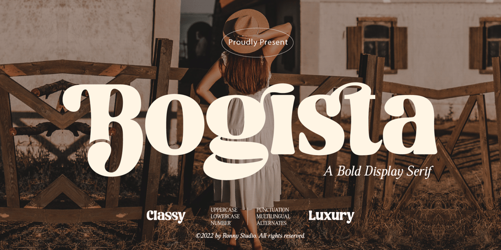 Bogista font