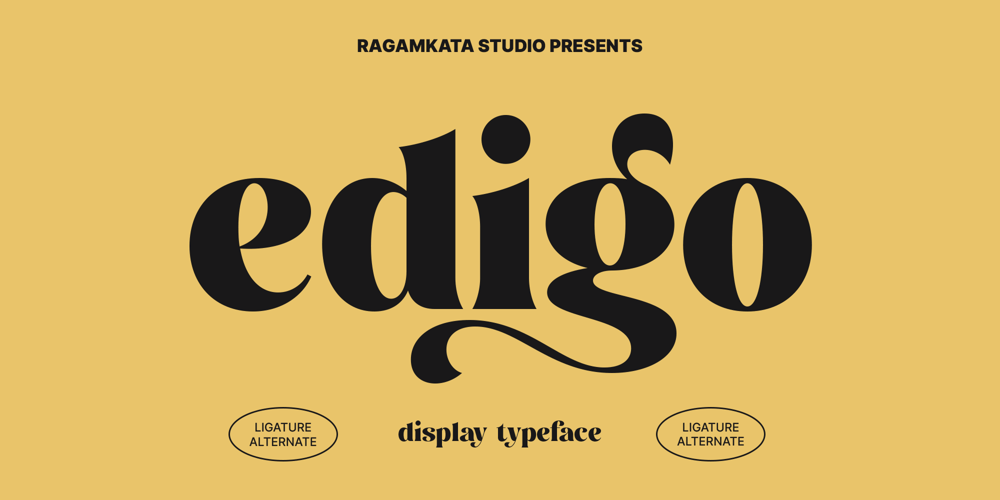 Edigo font
