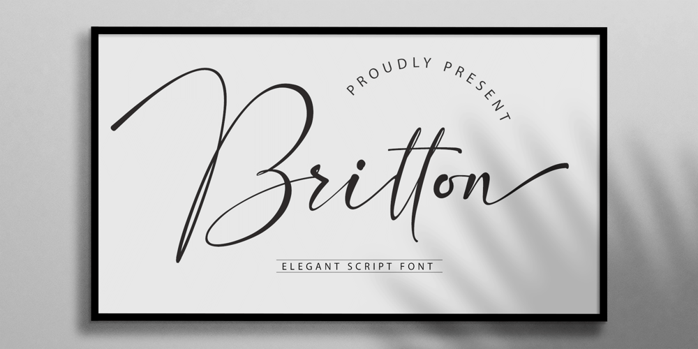 Britton font