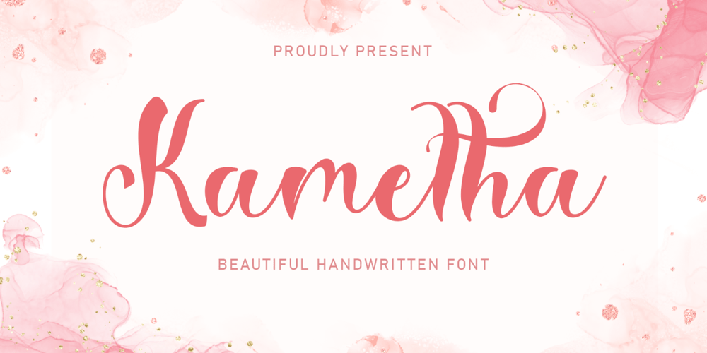 Kametha font