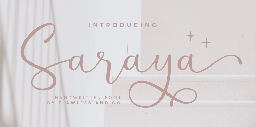 Saraya font