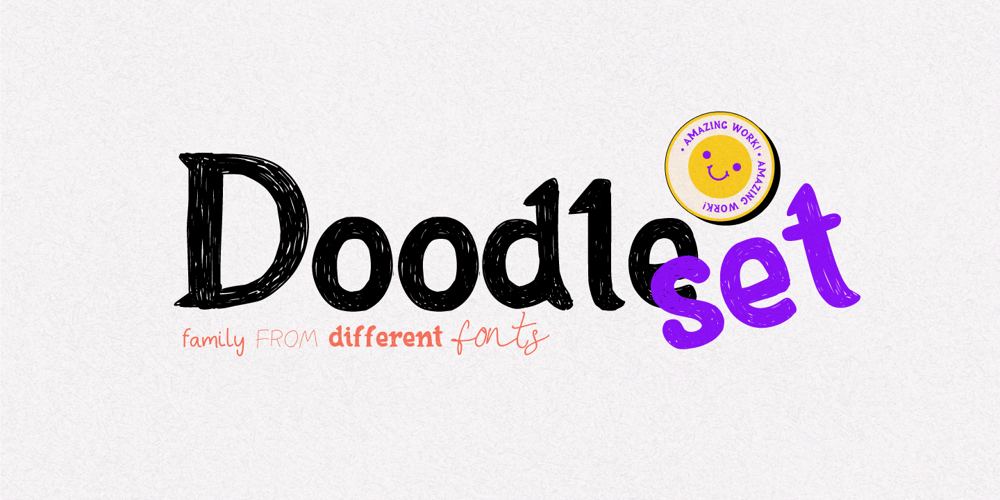 Doodleset font