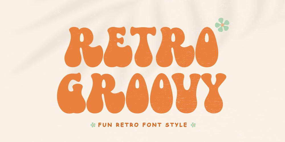 Retro Groovy font