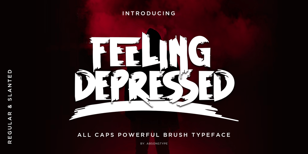 Feeling Depressed font
