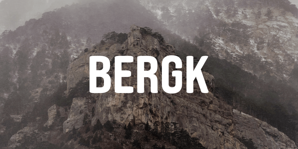 Bergk font