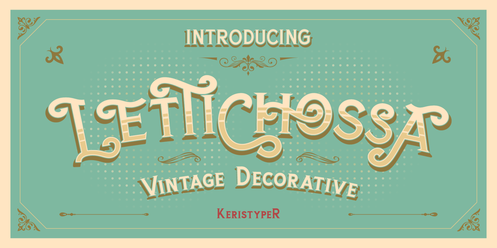 Lettichossa font