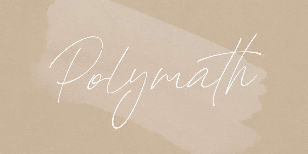 Polymath font