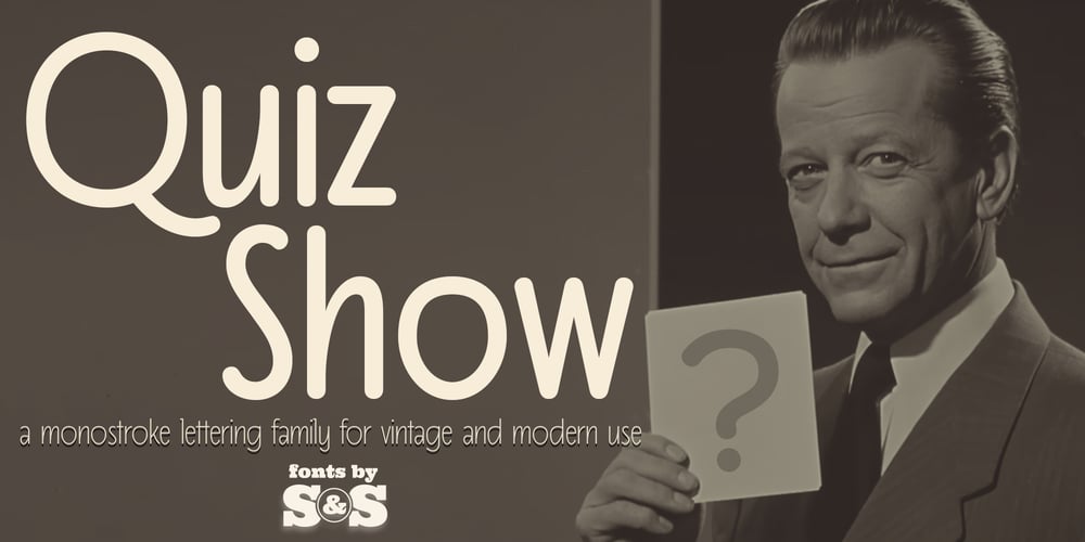 Quiz Show font