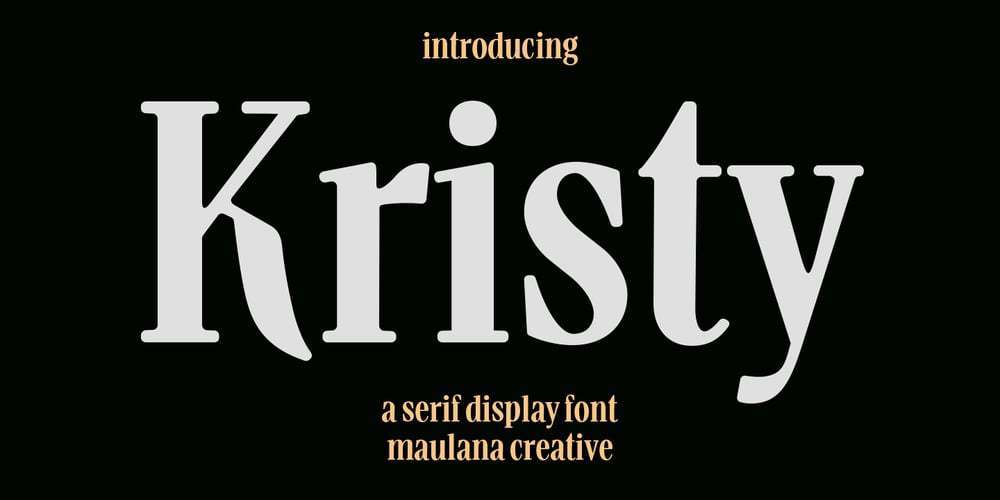 MC Kristy font