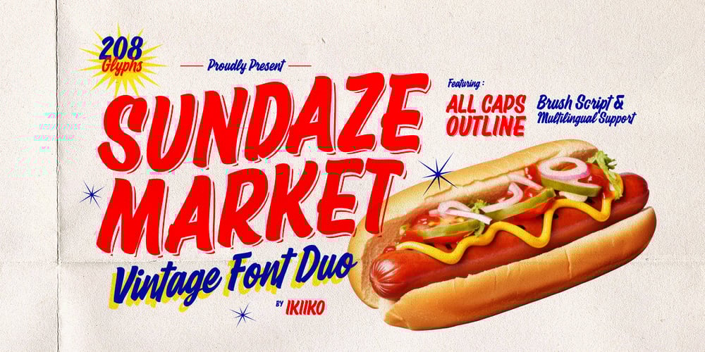 Sundaze Market font