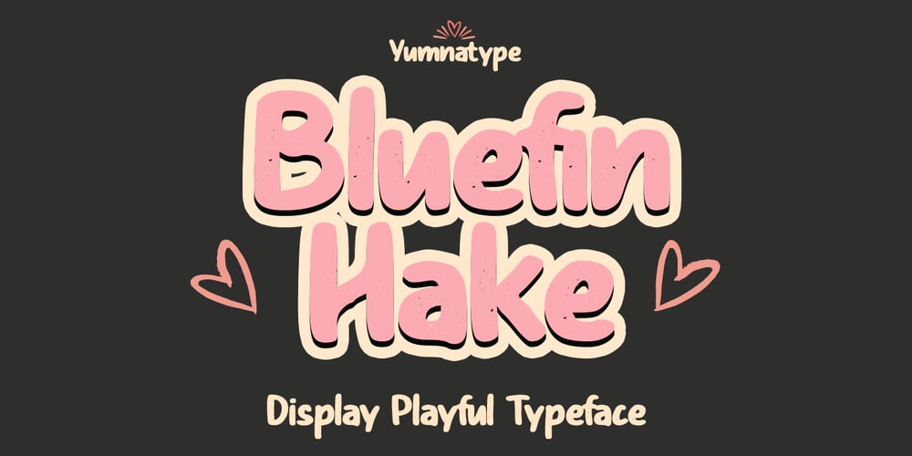Bluefin Hake font