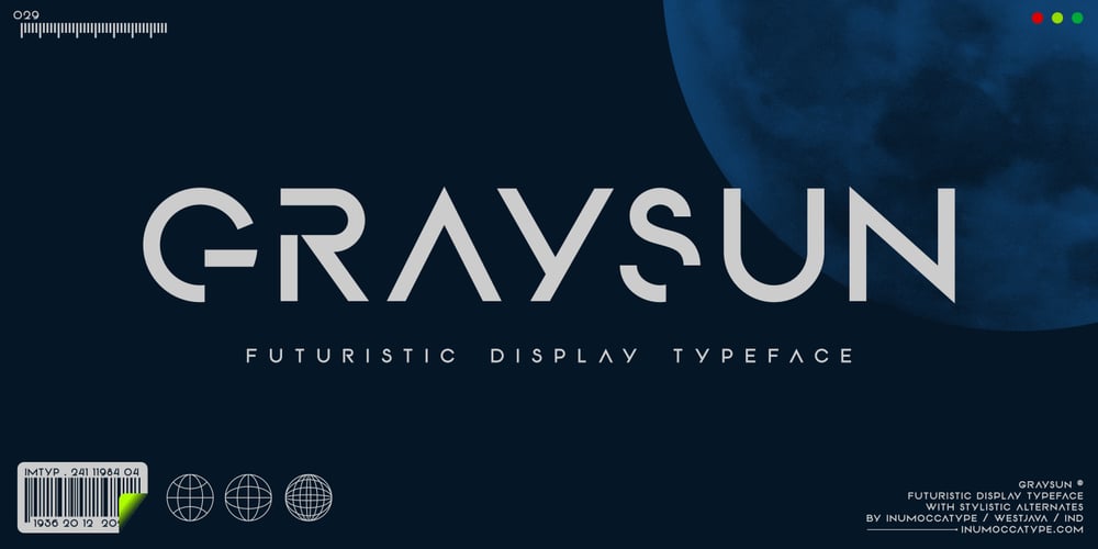 GraySun font