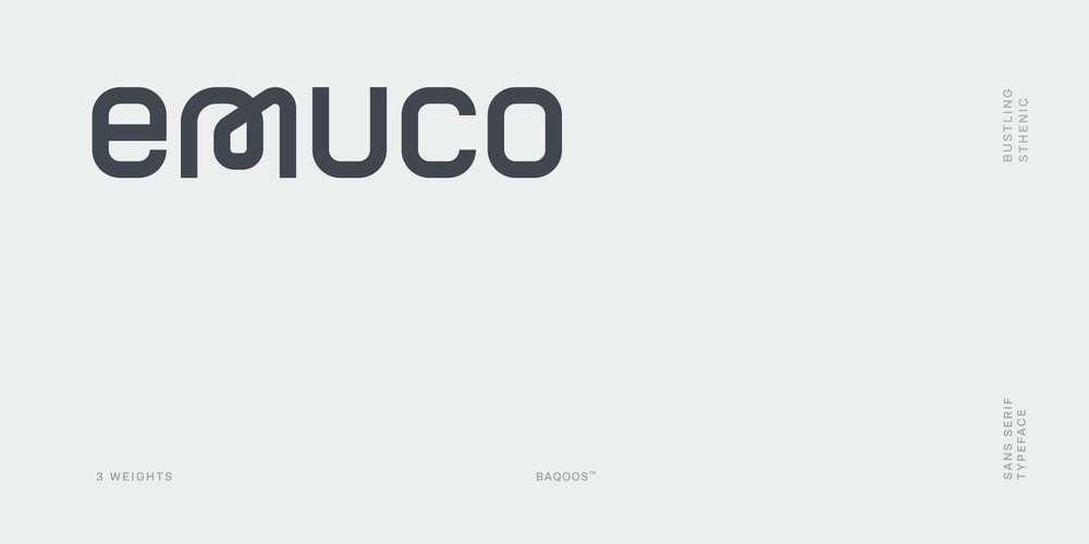 Emuco font