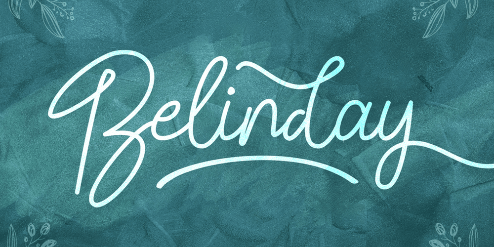 Belinday font