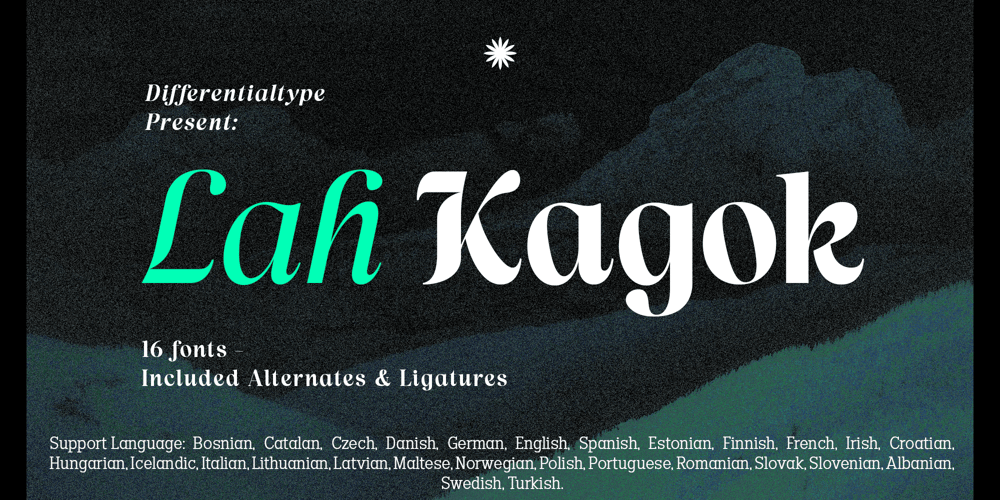 Lah Kagok font