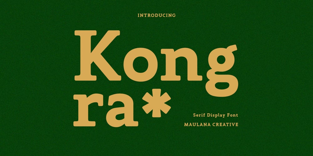 MC Kongra font