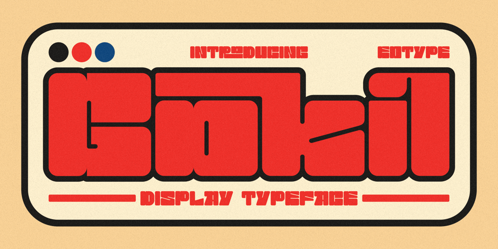 Gokil font