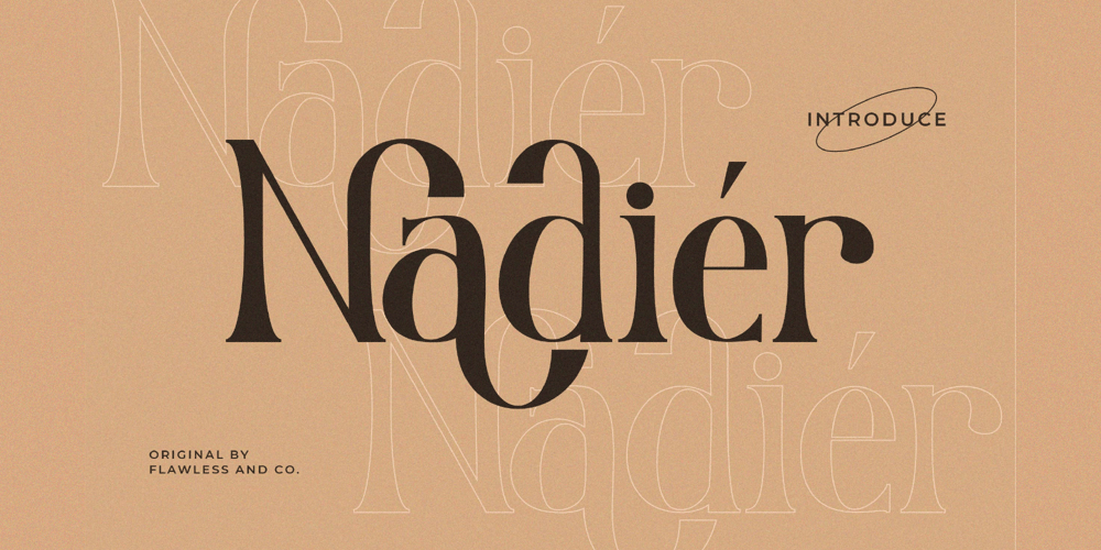 Nadier font