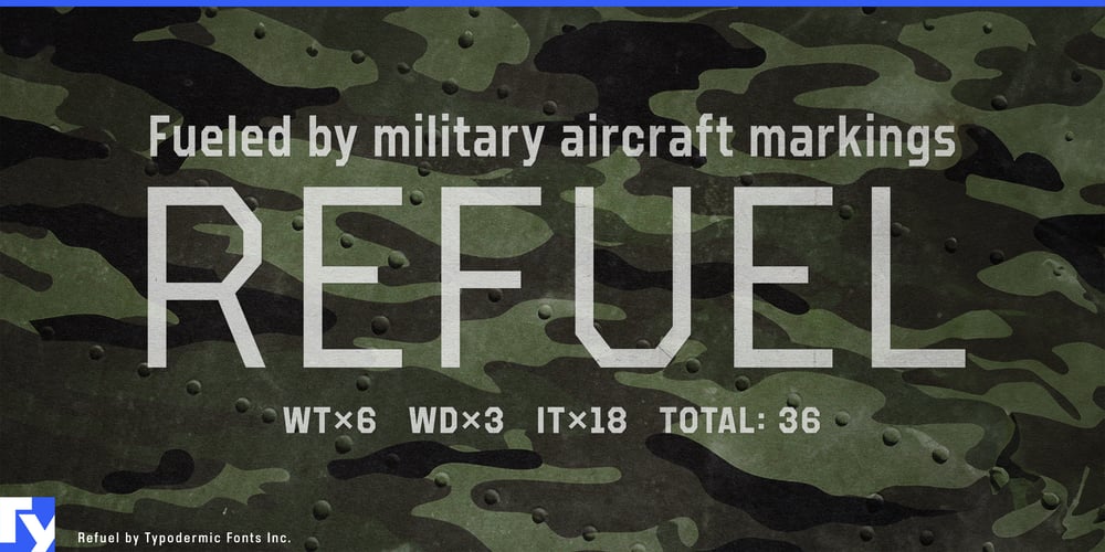 Refuel font