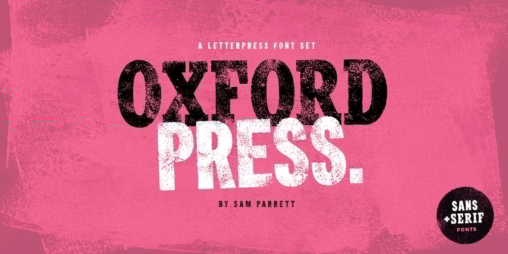 Oxford Press font
