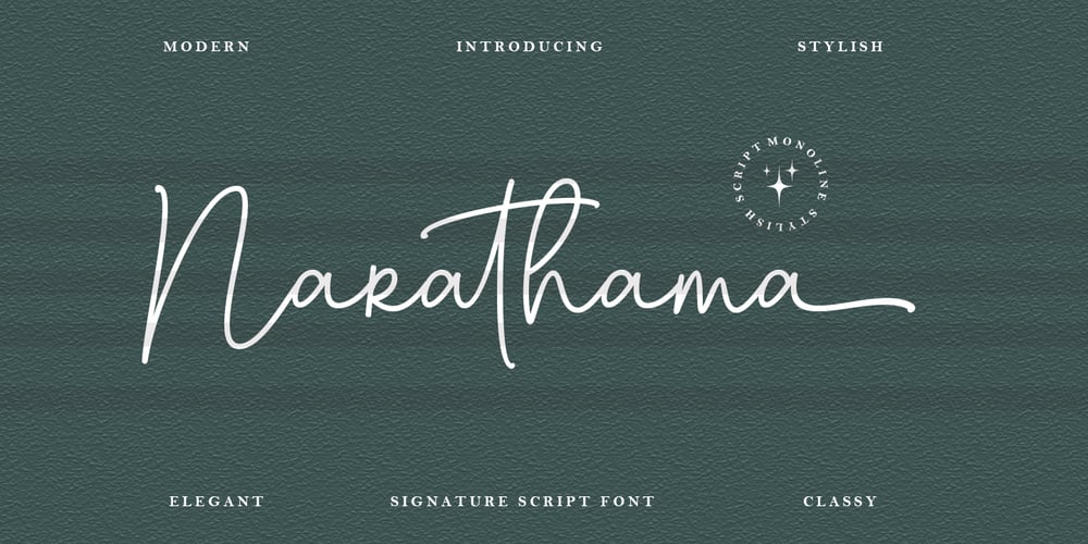 Narathama font