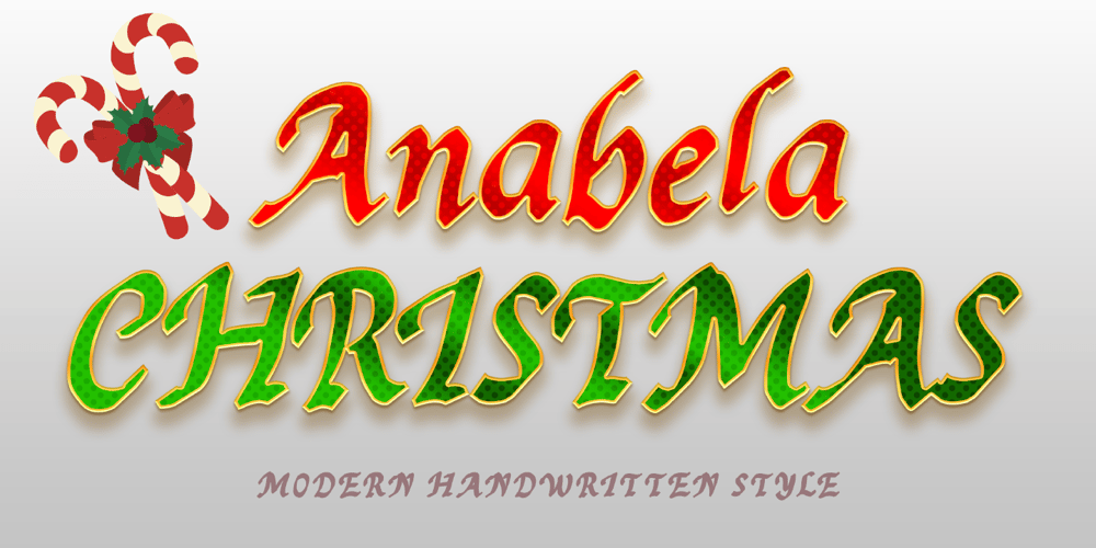 Anabela Christmas font