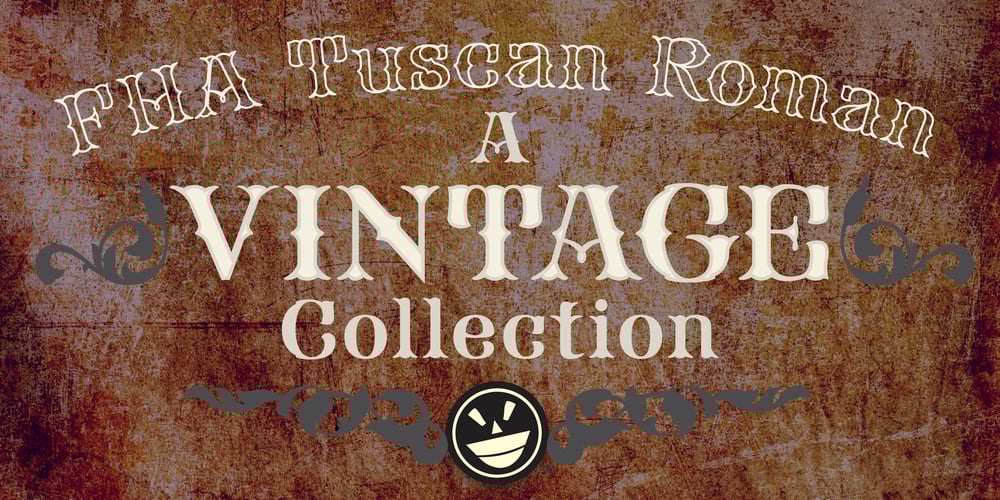 FHA Tuscan Roman font