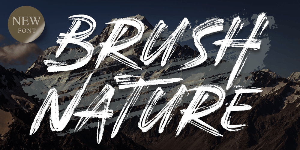 Brush Nature font