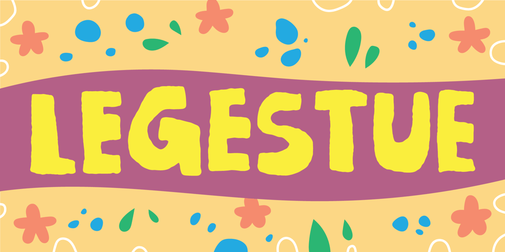 Legestue font