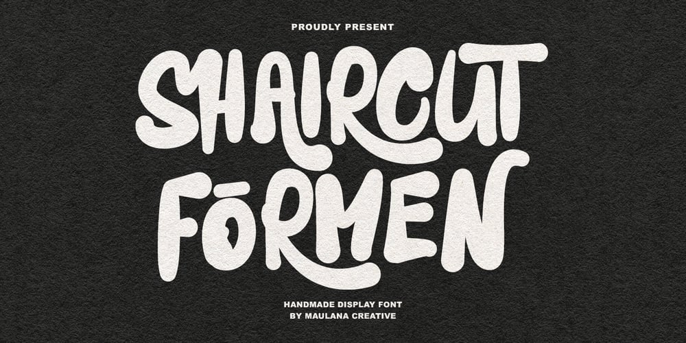 Shaircut Forman font