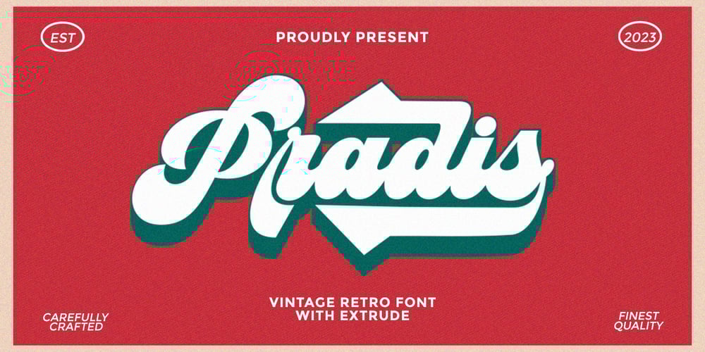 Pradis Retro font