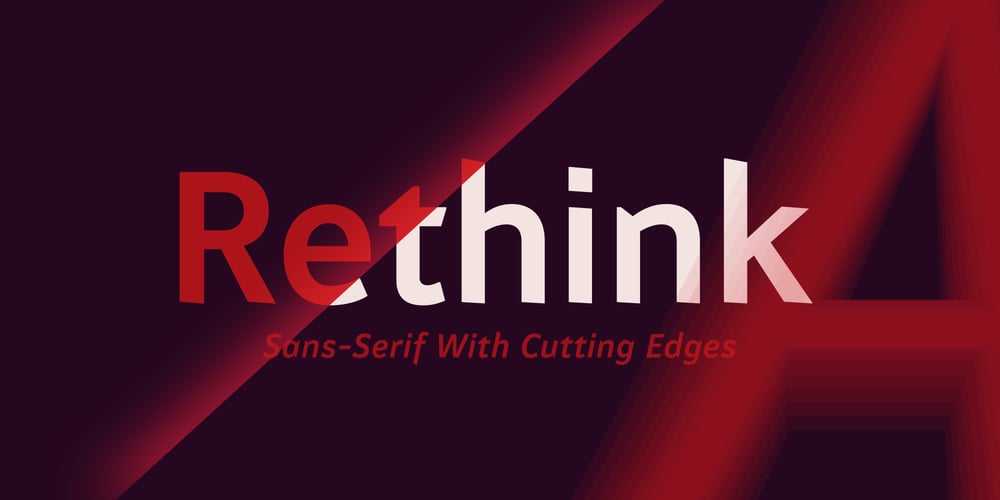 Rethink font