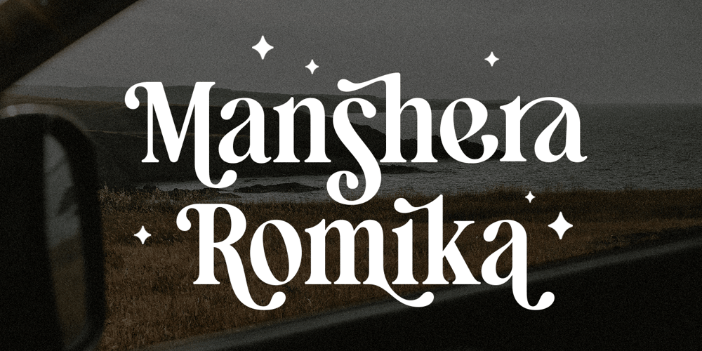 Manshera Romika font