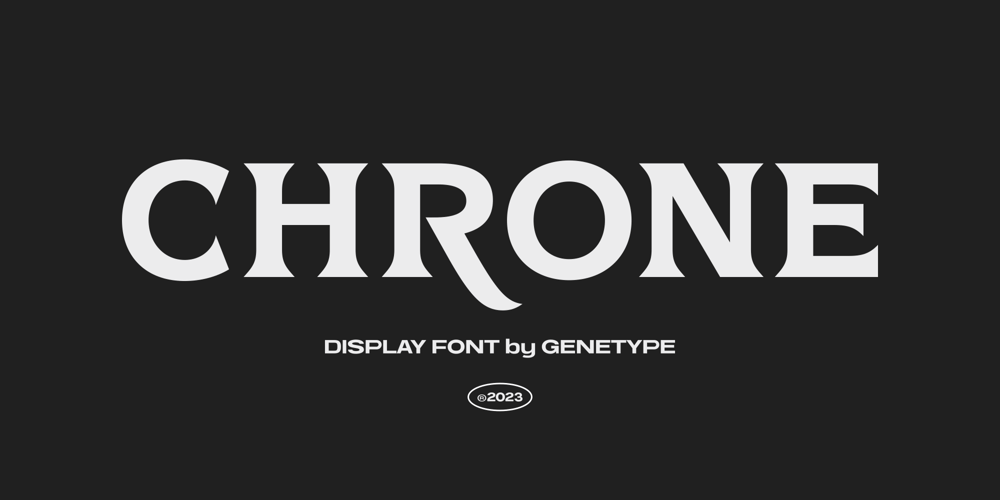 Chrone font