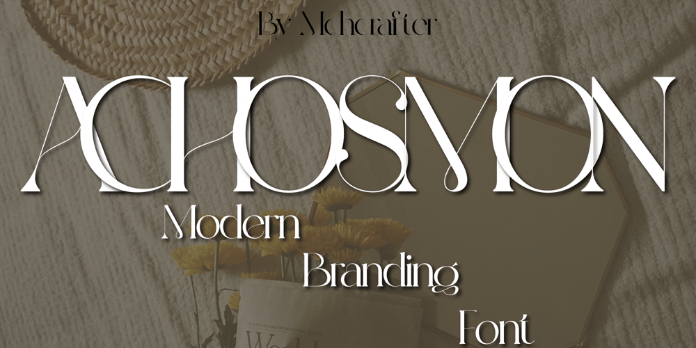 Achosmon font