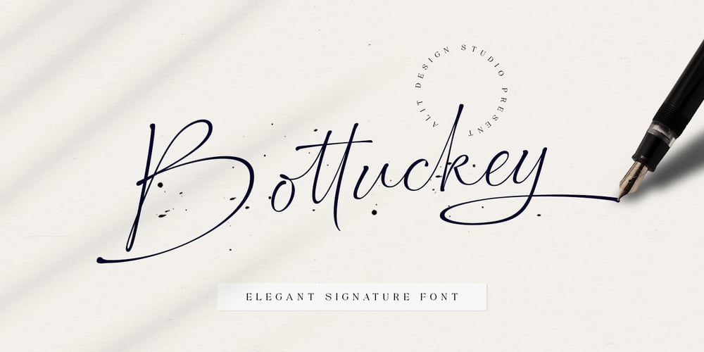 Bottuckey font
