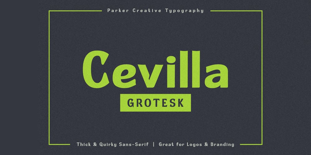 Cevilla Grotesk font