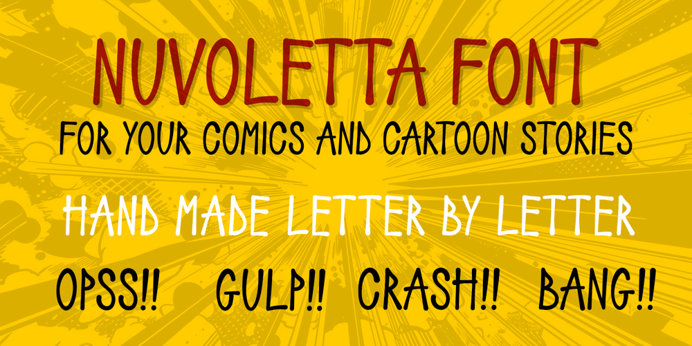 Nuvoletta font