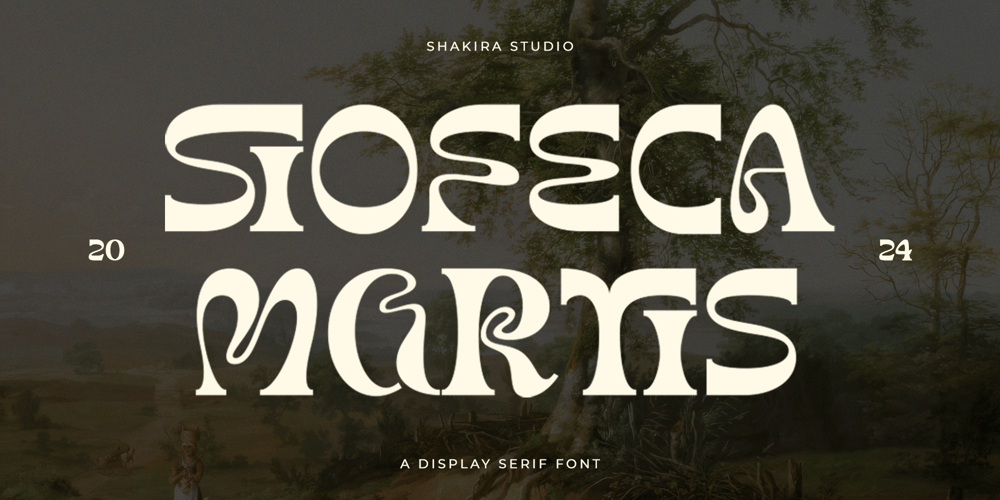 Siofeca Martis font