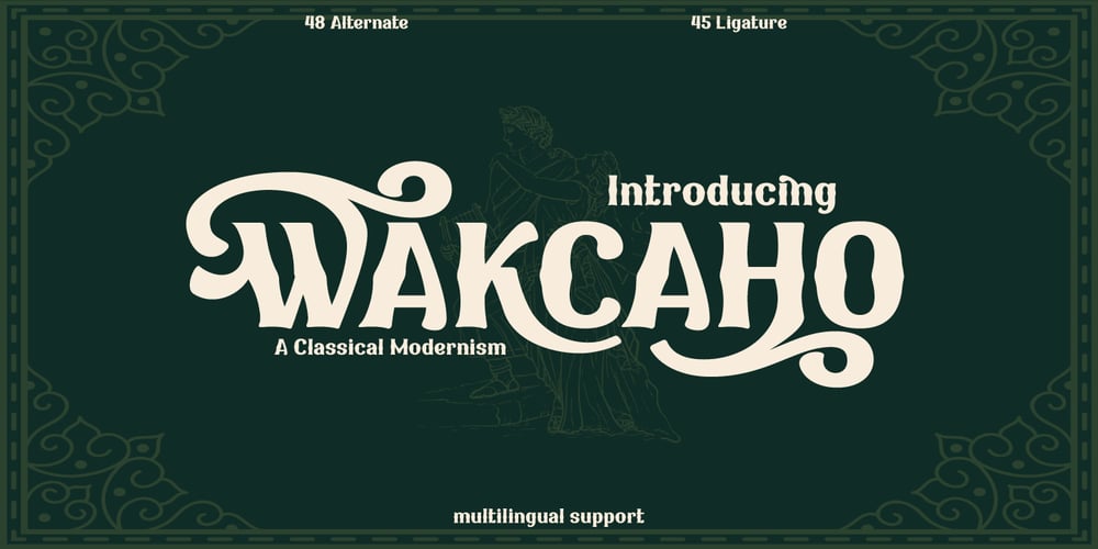 Wakcaho font