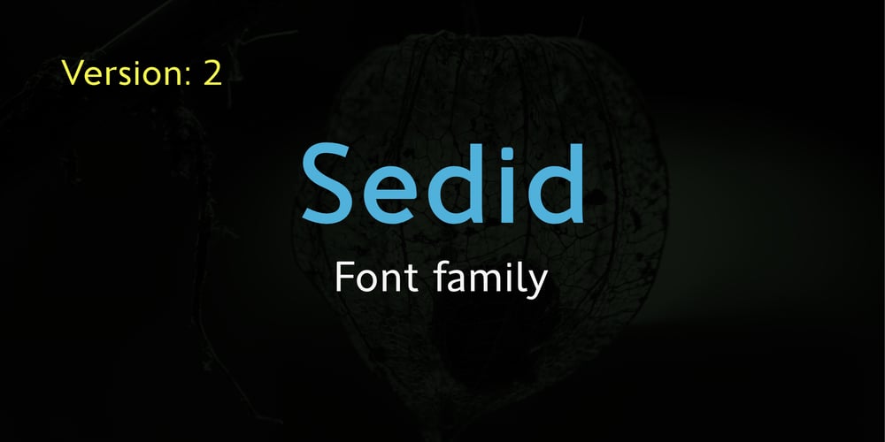 Sedid font